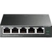 TP-Link TL-SG105PE - 5-Port Gigabit Easy Smart Switch with 4-Port PoE+ - Limited Lifetime Protection - 4 PoE+ Port @65W - Easy Smart - Plug & Play - Shielded Ports - Support QoS, Vlan, IGMP and Link Aggregation