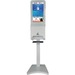 ORION Images Sanitizing Gel Dispenser Stand - Up to 21.5" Screen Support - Floor Stand