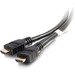 C2G 35ft (10.7m) Active High Speed HDMI® Cable 4K 60Hz - In-Wall CL3-Rated - 35 ft HDMI A/V Cable for Audio/Video Device, Blu-ray Player, DVD, TV - First End: 1 x HDMI Digital Audio/Video - Male - Second End: 1 x HDMI Digital Audio/Video - Male - 18 G