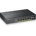 ZYXEL 8-port GbE L2 PoE Switch with GbE Uplink - 8 Ports - Manageable - 4 Layer Supported - Modular - 2 SFP Slots - 210.80 W Power Consumption - 180 W PoE Budget - Twisted Pair, Optical Fiber - PoE Ports - Rack-mountable, Wall Mountable - Lifetime Limited