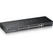 ZYXEL 24-port GbE L2 Switch with GbE Uplink - 24 Ports - Manageable - 4 Layer Supported - Modular - 4 SFP Slots - 22.50 W Power Consumption - Twisted Pair, Optical Fiber - Rack-mountable - Lifetime Limited Warranty
