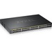 ZYXEL 48-port GbE L2 PoE Switch with GbE Uplink - 48 Ports - Manageable - 4 Layer Supported - Modular - 6 SFP Slots - 474.30 W Power Consumption - 375 W PoE Budget - Twisted Pair, Optical Fiber - PoE Ports - Rack-mountable - Lifetime Limited Warranty