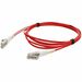 AddOn Fiber Optic Duplex Patch Network Cable - 9.84 ft Fiber Optic Network Cable for Network Device - First End: 2 x LC Network - Male - Second End: 2 x LC Network - Male - Patch Cable - OFNR, Riser - 62.5/125 µm - Red - 1 - TAA Compliant