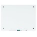Bi-silque Magnetic Glass Dry Erase Board - 36" (3 ft) Width x 48" (4 ft) Height - White Glass Surface - Rectangle - Horizontal/Vertical - Magnetic - 1 Each