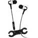 Maxell Mega Trio Earset - Stereo - Mini-phone (3.5mm) - Wired - 32 Ohm - 20 Hz - 20 kHz - Earbud - Binaural - In-ear - 3.94 ft Cable - White Black