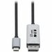 Eaton Tripp Lite Series USB-C to DisplayPort 1.4 Active Adapter Cable (M/M), UHD 8K, Black/Silver, 3 ft. (0.9 m) - 3 ft DisplayPort/USB-C A/V Cable for Audio/Video Device, Monitor, Projector, TV, Notebook, Tablet, Smartphone, MacBook Pro, Home Theater Sys