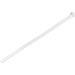 StarTech.com 10"(25cm) Reusable Cable Ties, 2-1/2"(65mm) Dia. 50lb(22Kg) Tensile Strength, Nylon, In/Outdoor, UL Listed, 100 Pack, White - Reusable cable ties for 2.55in/65 mm bundle diameter - Adjustable XL resealable nylon/plastic zip wraps for electric