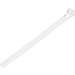 StarTech.com 6"(15cm) Reusable Cable Ties, 1-3/8"(35mm) Dia. 50lb(22Kg) Tensile Strength, Nylon, In/Outdoor, UL Listed, 100 Pack, White - Reusable cable ties for 1.37in/35mm bundle diameter - Adjustable medium resealable nylon/plastic zip wraps for electr