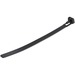 StarTech.com 6"(15cm) Reusable Cable Ties, 1-3/8"(35mm) Dia. 50lb(22Kg) Tensile Strength, Nylon, In/Outdoor, UL Listed, 100 Pack, Black - Reusable cable ties for 1.37in/35mm bundle diameter - Adjustable medium resealable nylon/plastic zip wraps for electr