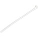 StarTech.com 8"(20cm) Reusable Cable Ties, 1-7/8"(50mm) Dia. 50lb(22Kg) Tensile Strength, Nylon, In/Outdoor, UL Listed, 100 Pack, White - Reusable cable ties for 1.96in/50mm bundle diameter - Adjustable large resealable nylon/plastic zip wraps for electri