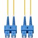 AddOn 55m SC to SC Yellow OS2 Duplex OFNR (Riser-Rated) SMF Fiber Patch Cable - 180.45 ft Fiber Optic Network Cable for Network Device - First End: SC Network - Male - Second End: SC Network - Male - Patch Cable - Riser, OFNR - 9/125 µm - Yellow - 1