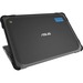Gumdrop SlimTech Asus C203 XA - Black - For Asus Chromebook - Textured - Black - Bump Resistant, Scratch Resistant, Scuff Resistant, Drop Resistant - Thermoplastic Polyurethane (TPU), Polycarbonate