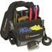 Southwire BAGESP Carrying Case Tools, Screw, Tape Measure, Hammer, Flashlight, Wire, Accessories - Black - 2400D Ballistic Weave Body - Shoulder Strap, Handle, Belt Loop - 6" Height x 8.5" Width x 12" Depth - 1.07 gal Volume Capacity