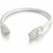Quiktron 12ft Q-Series Cat6a Snagless (UTP) Ethernet Network Patch Cable, CM Rated -White - 20 ft Category 6a Network Cable for Network Device - First End: 1 x RJ-45 Network - Male - Second End: 1 x RJ-45 Network - Male - Patch Cable - Gold Plated Connect