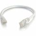 Quiktron 14ft Q-Series Cat6a Snagless (UTP) Ethernet Network Patch Cable, CM Rated-White - 14 ft Category 6a Network Cable for Network Device - First End: 1 x RJ-45 Network - Male - Second End: 1 x RJ-45 Network - Male - Patch Cable - Gold Plated Connecto