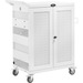 Tripp Lite Safe-IT UV Sanitizing Charging Cart 32-Port AC Antimicrobial for Chromebooks Laptops iPads White - 2 Shelf - 4 Casters - Steel - 34.8" Width x 21.6" Depth x 42.3" Height - Steel Frame - White - For 32 Devices