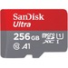 SanDisk Ultra 256 GB Class 10/UHS-I (U1) microSDXC - 120 MB/s Read - 10 Year Warranty