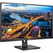 Philips 276B1 27" WQHD WLED LCD Monitor - 16:9 - Textured Black - 27" Class - In-plane Switching (IPS) Technology - 2560 x 1440 - 16.7 Million Colors - 300 Nit - 4 ms - 75 Hz Refresh Rate - HDMI - DisplayPort - USB Hub