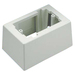 Panduit Pan-Way Low Voltage Surface Mount Box - 1-gang - White