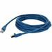 AddOn 12ft RJ-45 (Male) to RJ-45 (Male) Blue Snagless Cat6A STP PVC Copper Patch Cable - 12 ft Category 6a Network Cable for Network Device - First End: 1 x RJ-45 Network - Male - Second End: 1 x RJ-45 Network - Male - 10 Gbit/s - Patch Cable - Shielding 