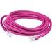 AddOn Cat.6 UTP Patch Network Cable - 14 ft Category 6 Network Cable for Patch Panel, Hub, Switch, Media Converter, Router, Network Device - First End: 1 x RJ-45 Network - Male - Second End: 1 x RJ-45 Network - Male - Patch Cable - 24 AWG - Pink - 1
