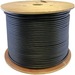 AddOn 1000ft Non-Terminated Black OM3 Duplex Riser Fiber Riser-Rated Patch Cable - 1000 ft Fiber Optic Network Cable for Transceiver, Network Device - First End: Bare Wire - Second End: Bare Wire - 10 Gbit/s - Patch Cable - OFNR - 50/125 µm - Black 