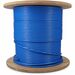 AddOn 500ft Non-Terminated Shielded Blue Cat6A STP Plenum Copper Bulk Cable - 500 ft Category 6a Network Cable for Network Device - First End: Bare Wire - Second End: Bare Wire - Patch Cable - Shielding - Plenum - 24 AWG - Blue - 1
