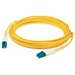 AddOn 10m LC (Male) to LC (Male) Yellow OM2 Duplex Plenum-Rated Fiber Patch Cable - 32.80 ft Fiber Optic Network Cable for Network Device - First End: 2 x LC Network - Male - Second End: 2 x LC Network - Male - 10 Gbit/s - Patch Cable - Plenum - Yellow - 