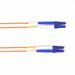 Black Box Fiber Optic Duplex Patch Network Cable - 6.50 ft Fiber Optic Network Cable for Network Device - First End: 2 x LC Network - Male - Second End: 2 x LC Network - Male - 1 Gbit/s - Patch Cable - OFNR - 9/125 µm - Orange - TAA Compliant