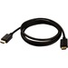 V7 Black Video Cable Pro HDMI Male to HDMI Male 2m 6.6ft - 6.56 ft HDMI A/V Cable for Audio/Video Device, PC, Monitor, HDTV, Projector - First End: HDMI 2.1 Digital Audio/Video - Male - Second End: HDMI 2.1 Digital Audio/Video - Male - 48 Gbit/s - 30 AWG 