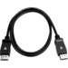 V7 Black Video Cable Pro DisplayPort Male to DisplayPort Male 1m 3.3ft - 3.28 ft DisplayPort A/V Cable for Audio/Video Device, PC, Monitor, Projector - First End: DisplayPort 1.4 Digital Audio/Video - Male - Second End: DisplayPort 1.4 Digital Audio/Video