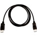 V7 Black Video Cable Pro DisplayPort Male to DisplayPort Male 2m 6.6ft - 6.56 ft DisplayPort A/V Cable for Audio/Video Device, PC, Monitor, Projector - First End: DisplayPort 1.4 Digital Audio/Video - Male - Second End: DisplayPort 1.4 Digital Audio/Video