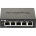 D-Link DGS-1100-05V2 Ethernet Switch - 5 Ports - Manageable - 2 Layer Supported - 3.42 W Power Consumption - Twisted Pair - Desktop - Lifetime Limited Warranty