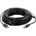 Vaddio USB 3.0 Active Optical Cable Type B to Type A - Plenum Rated - 98.43 ft Fiber Optic Data Transfer Cable for PTZ Camera, Bridge - First End: 1 x USB 3.1 (Gen 2) Type B - Male - Second End: 1 x USB 3.1 (Gen 2) Type A - Male - 5 Gbit/s - Shielding - P