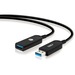 SIIG USB 3.0 AOC Male to Female Active Cable - 30M - Active Optical Cable 100ft - 5Gbps Data Transfer Rate