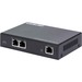 Intellinet 2-Port Gigabit Ultra PoE Extender, Adds up to 100 m (328 ft.) to PoE Range, PoE Power Budget 60 W, Two PSE Ports with 30 W Output Each, IEEE 802.3bt/at/af Compliant, Metal Housing - 3 x Network (RJ-45) - 656.17 ft Extended Range - Metal - Black