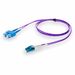 AddOn 1m LC (Male) to SC (Male) Purple OS2 Duplex Fiber OFNR (Riser-Rated) Patch Cable - 3.28 ft Fiber Optic Network Cable for Transceiver, Network Device - First End: 2 x LC Network - Male - Second End: 2 x SC Network - Male - Patch Cable - Riser, OFNR -