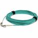 AddOn Fiber Optic Duplex Patch Network Cable - 118.11 ft Fiber Optic Network Cable for Network Device - First End: 2 x LC Network - Male - Second End: 2 x LC Network - Male - Patch Cable - OFNR, Riser - 50/125 µm - Aqua - 1.0