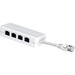 Black Box RJ-45 Modular Splitter - RJ-45 Male Network, RJ-45 Female Network - 2.5"