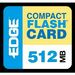 EDGE Tech 512MB Digital Media CompactFlash Card - 512 MB