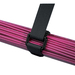 PANDUIT Tak-Ty HLC Series Hook and Loop Cable Tie - Cable Tie - Black