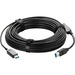 Vaddio USB 3.0 Active Optical Cable Type B to Type A - Plenum Rated - 65.62 ft Fiber Optic Data Transfer Cable for Camera, Bridge - First End: 1 x USB 3.0 Type B - Male - Second End: 1 x USB 3.0 Type A - Male - 5 Gbit/s - Shielding - Plenum, CMP - Black