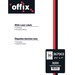 Offix Multipurpose Label - Permanent Adhesive - Rectangle - Laser, Inkjet - White - 3000 / Box
