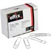 Offix Paper Clip - Jumbo - for Paper - 1 / Box - Nickel