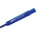Offix Permanent Marker - Chisel Marker Point Style - Blue - 1 Each