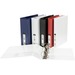 Offix 6447430121 Ring Binder - 1/2" (12.70 mm) Binder Capacity - Letter - 8 1/2" (215.90 mm) x 11" (279.40 mm) Sheet Size - Fastener: D-Ring - Pocket: 2, Internal - Polypropylene, Board - White - Recycled - PVC-free, Clear Overlay, Transfer Safe - 1 Each