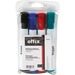 Offix Dry Erase Whiteboard Marker Set - Chisel Marker Point Style - Assorted - 1 / Pack