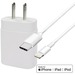 4XEM iPhone 3 ft Charger Combo Kit (White) - White