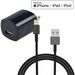 4XEM iPhone 3ft Charger Combo (Black) - Black