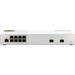 QNAP QSW-M2108-2S Ethernet Switch - 8 Ports - Manageable - 2 Layer Supported - Modular - 12.17 W Power Consumption - Twisted Pair, Optical Fiber - Desktop